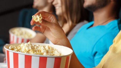 popcorn au cinéma