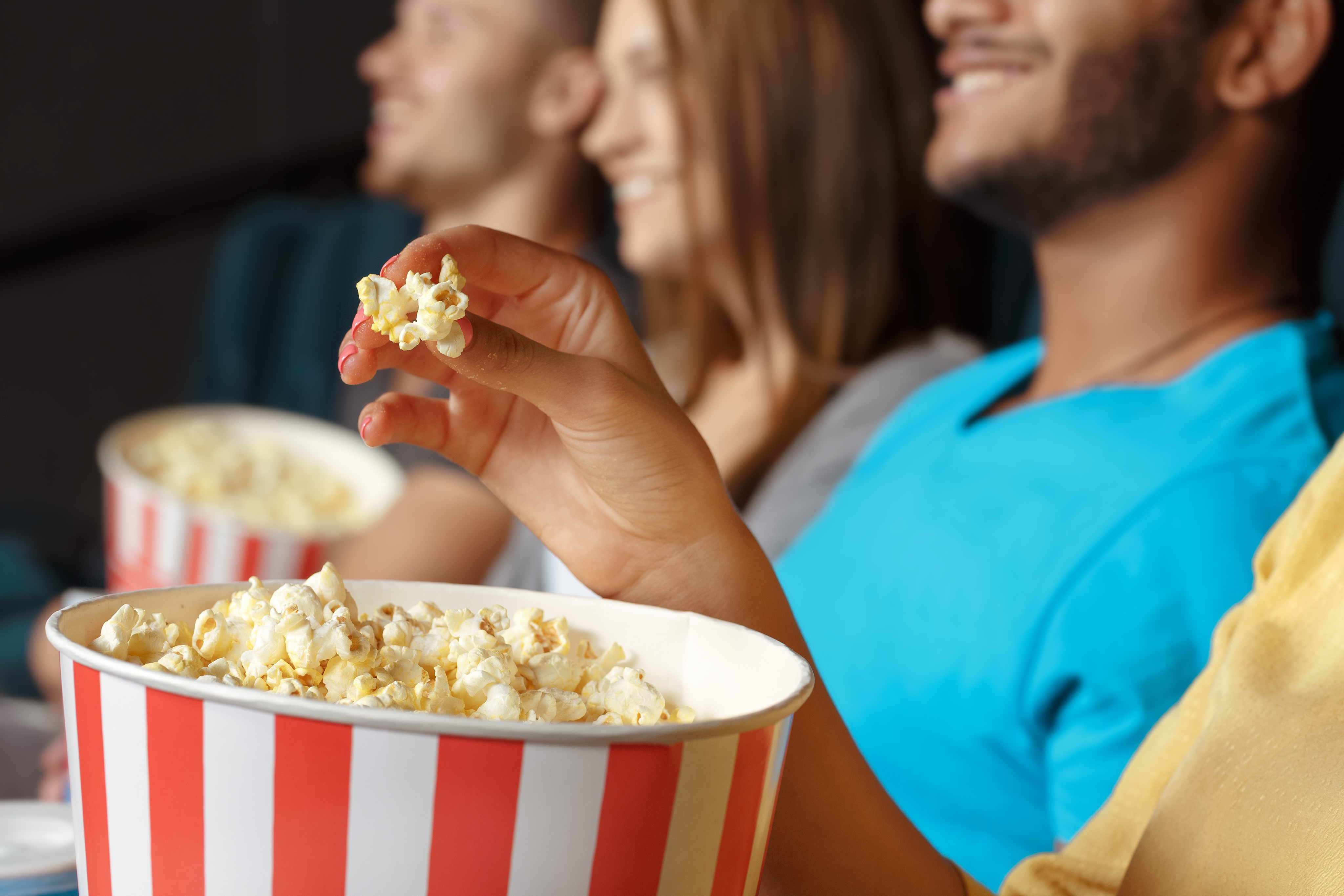 popcorn au cinéma