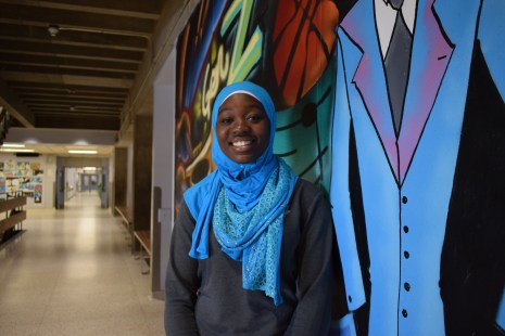 Cathy Ndiaye est une jeune femme engagée, elle a lancé la Marche UNIS pour l'eau dans son établissement scolaire, Daniel-Johnson.