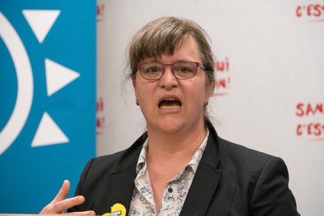 Gabrielle Bouchard, présidente de la Fédération des femmes du Québec (FFQ)