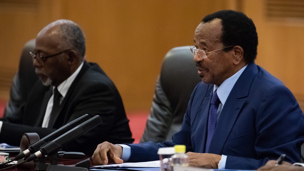 L'actuel président camerounais, Paul Biya
