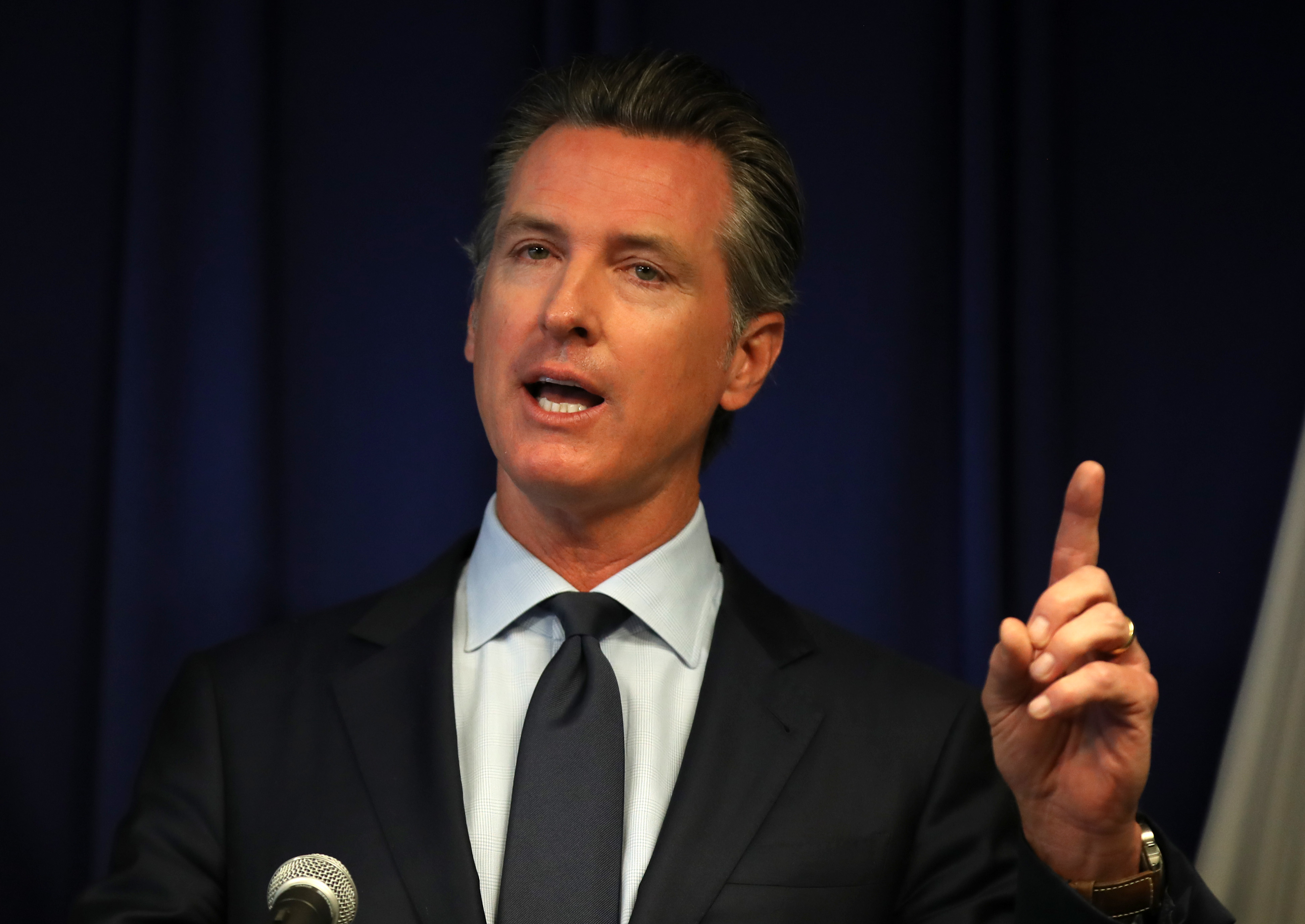 sans-abris Californie gouverneur Gavin Newsom