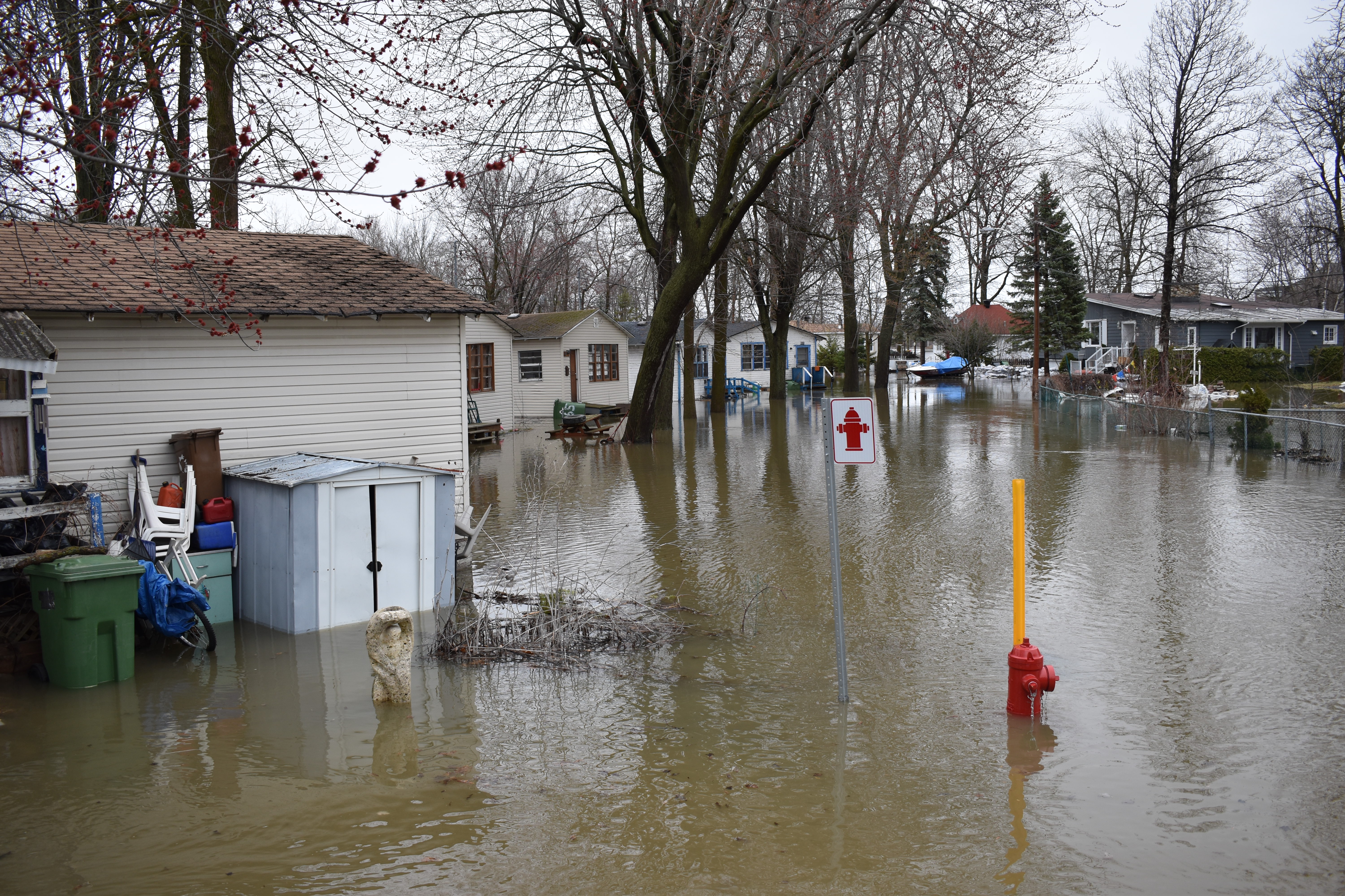 Certaines portions de Montréal avait écopé lors des inondations de 2019.