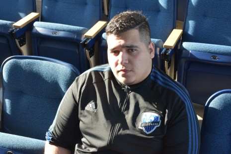 Le joueur de l'Impact Mehdi Benghalem