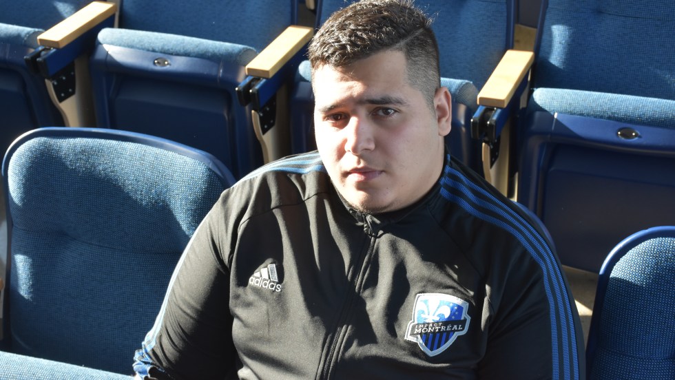 Le joueur de l'Impact Mehdi Benghalem