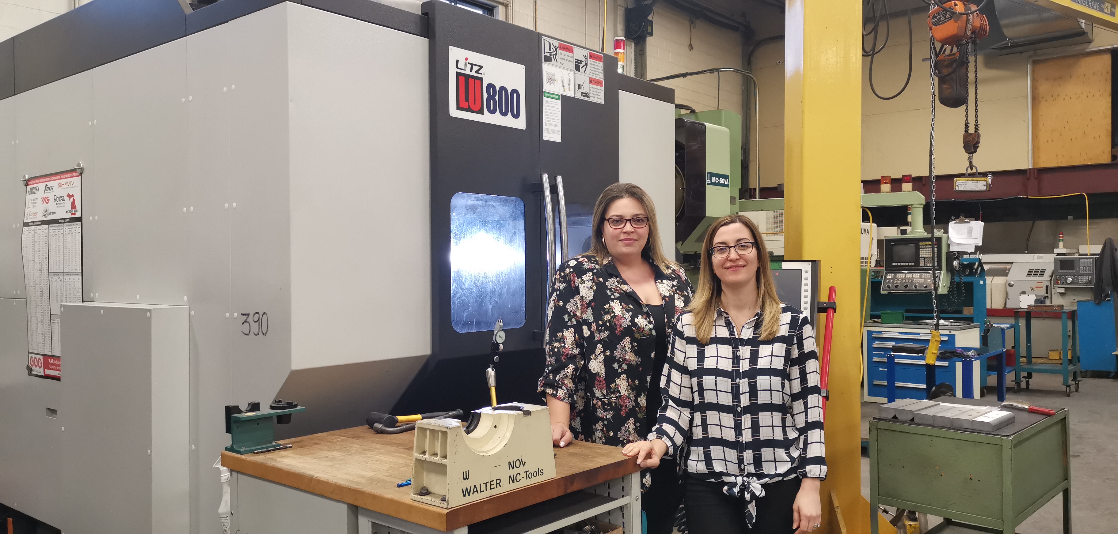 Sandra et Nadia Di Sano, Outillage Avitec