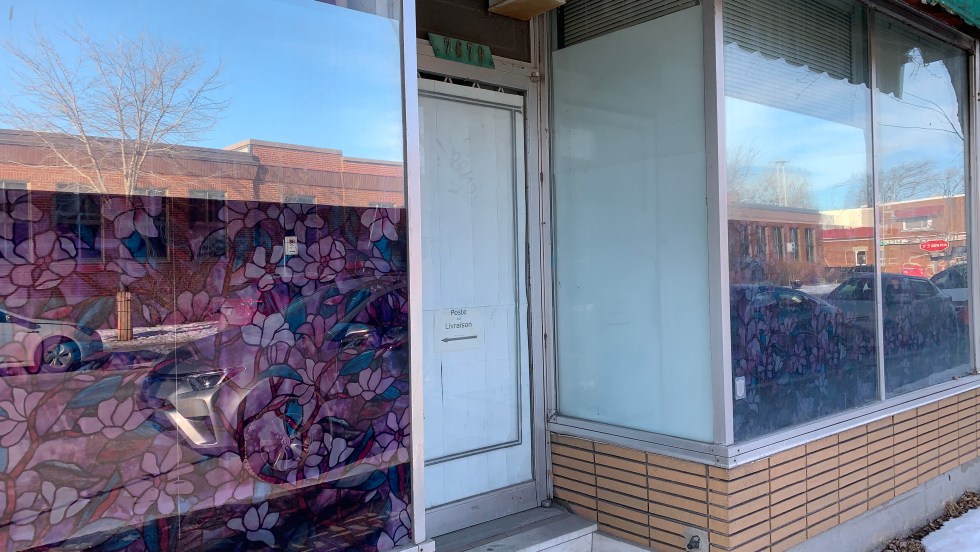 Ce local commercial de la rue Centrale est à louer, malgré un faible taux de vacance à LaSalle.