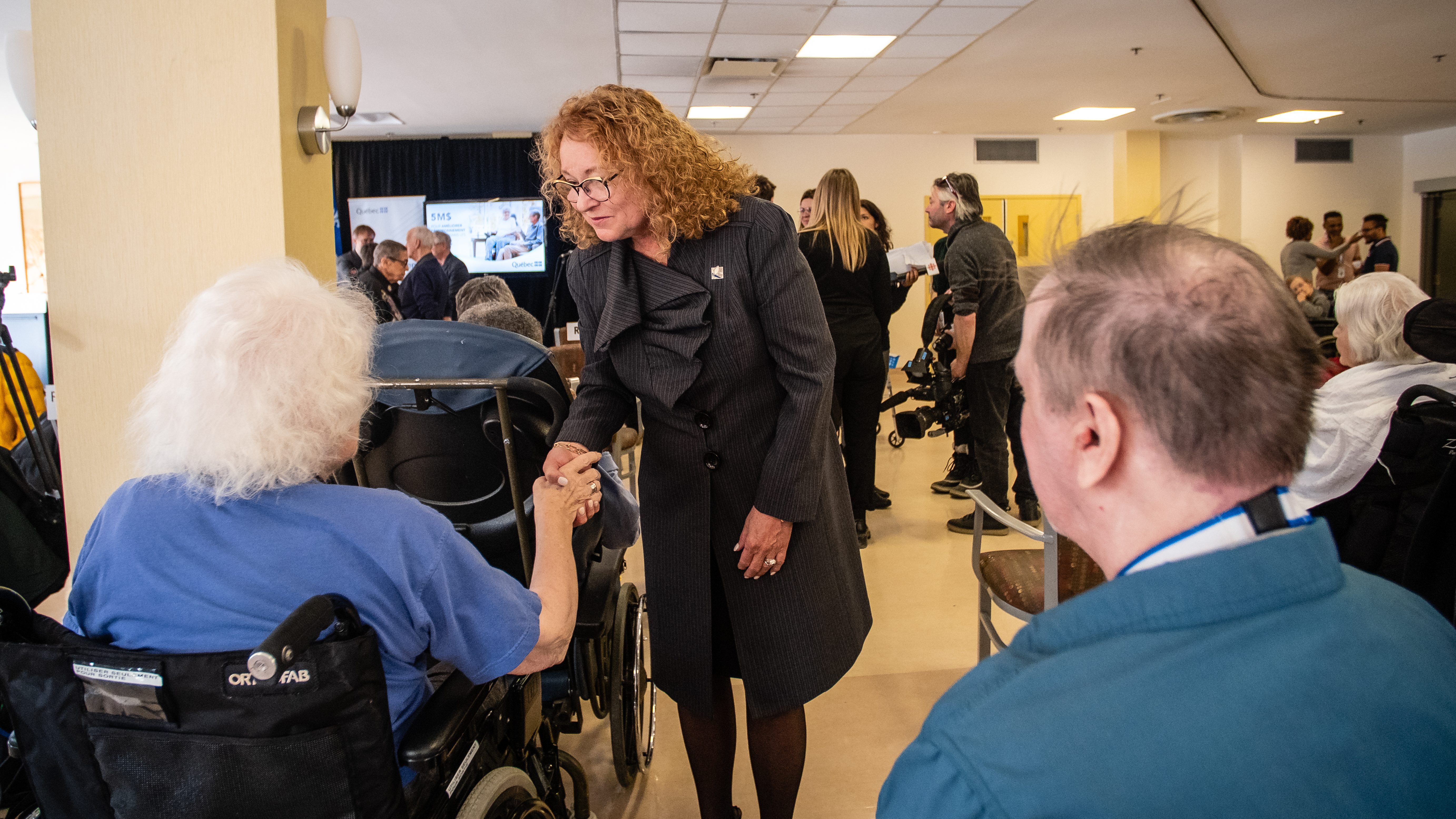 Marguerite Blais dans un CHSLD de Montréal