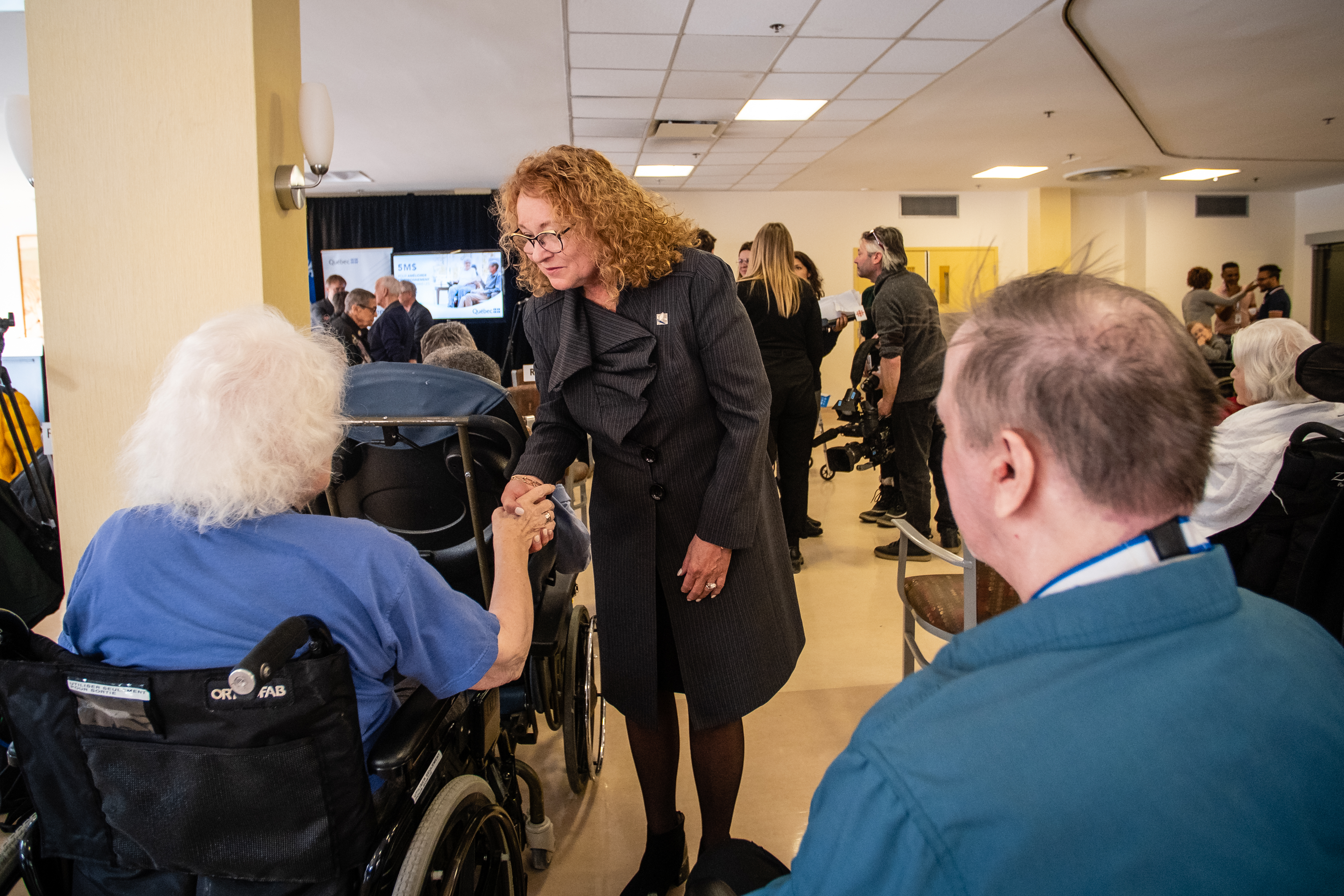 Marguerite Blais dans un CHSLD de Montréal