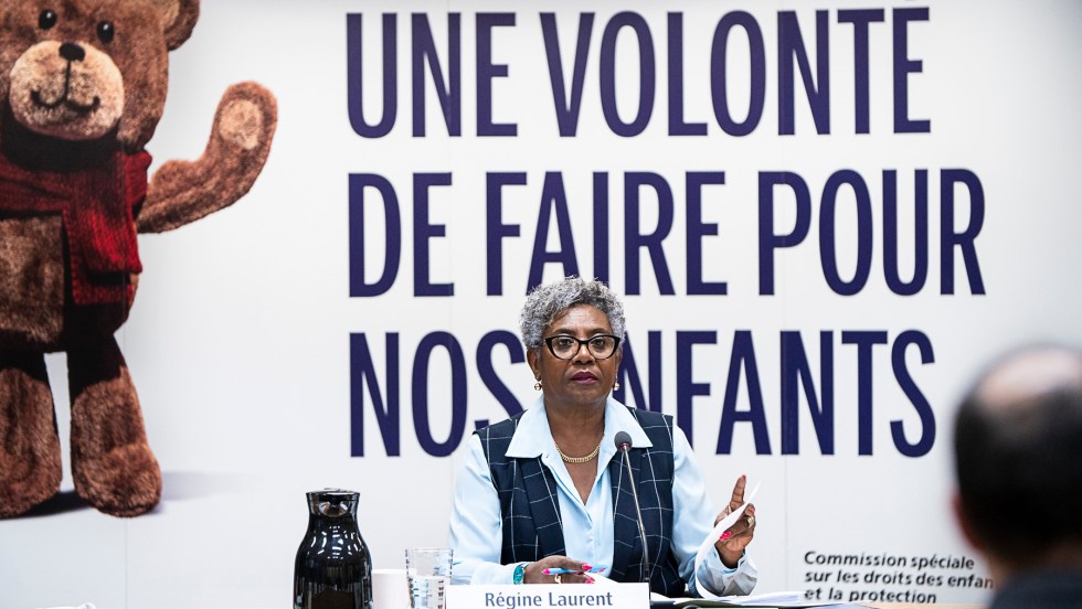 La présidente de la Commission, Régine Laurent