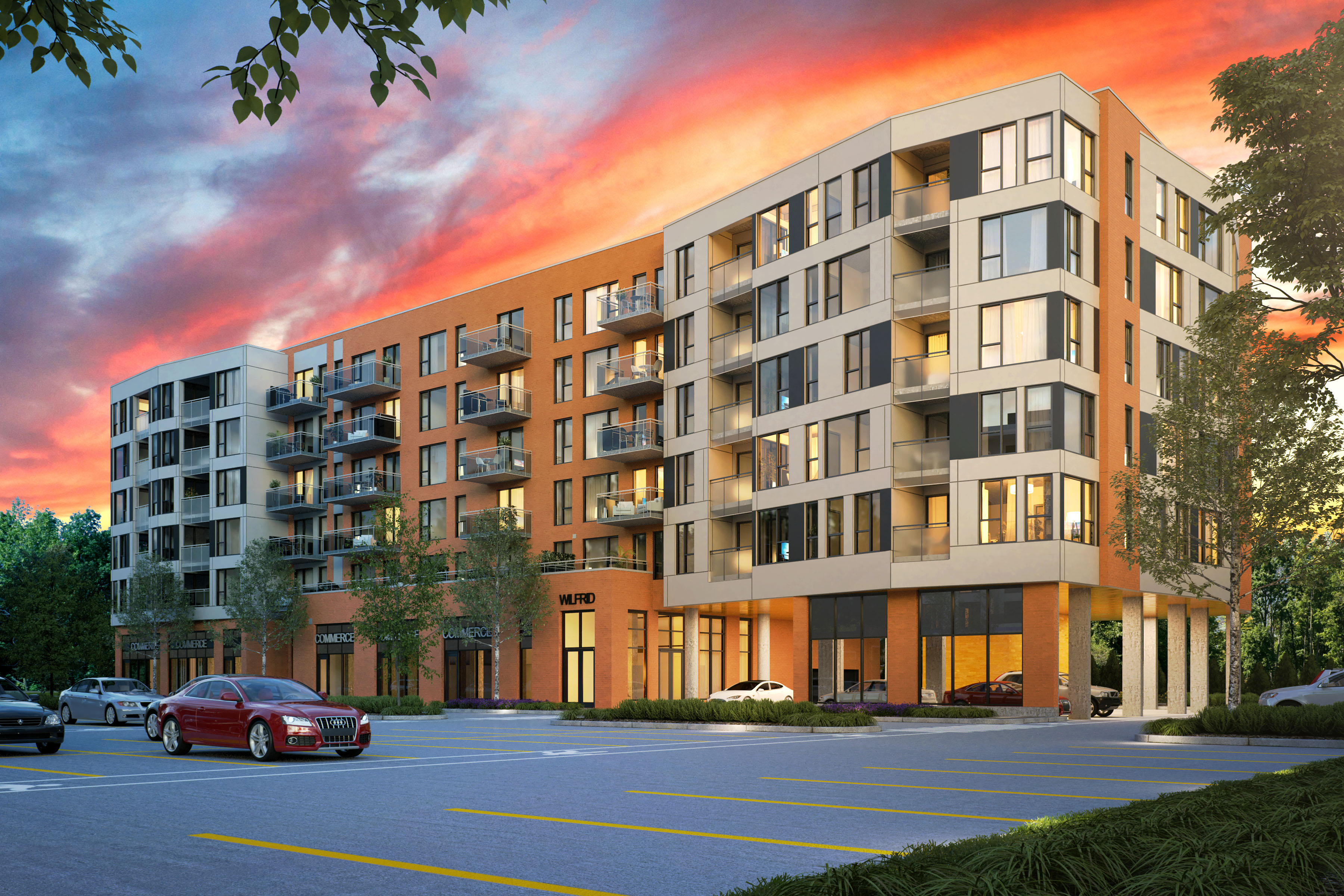 Maquette projet immobilier