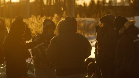 Des manifestants ont reçu une injonction à Saint-Lambert, jeudi soir.