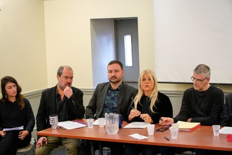 Quatre membres du collectif envoyé en mission d'observation pendant la crise au Chili.