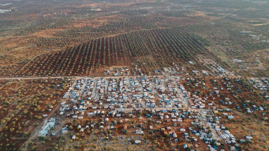 Un camp de déplacés en Syrie