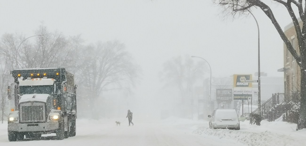 tempête de neige dans RDP-PAT