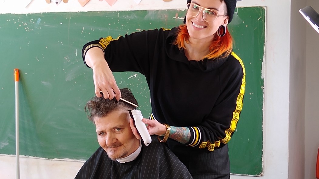 Emmanuelle Bolduc rêve de coiffer les gens dans la rue.