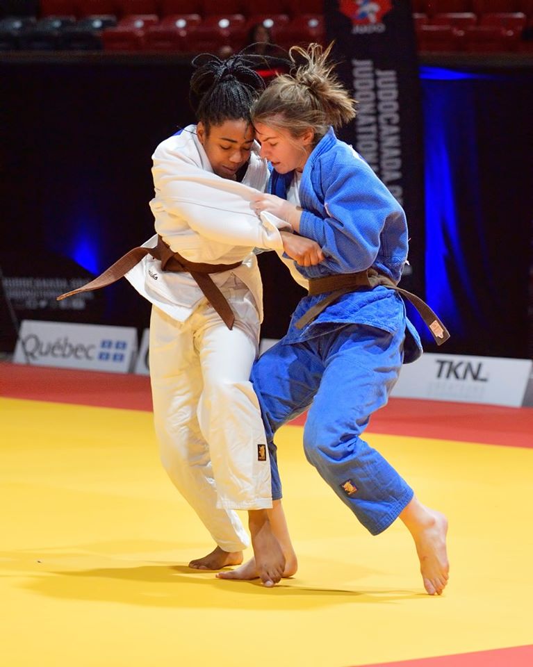 Violette Louet a offert de belles performances lors de compétition de judo Elite 2020.