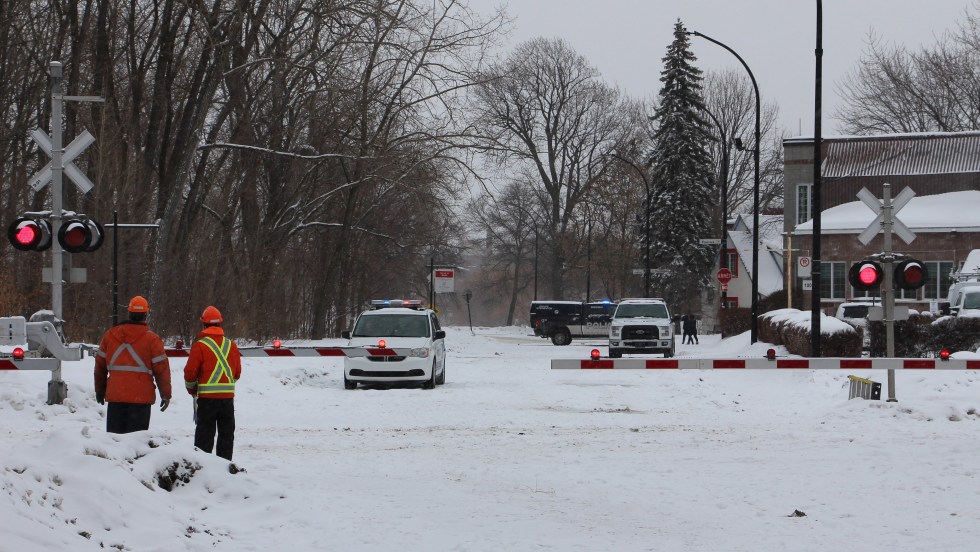 Accident de train à Cartierville