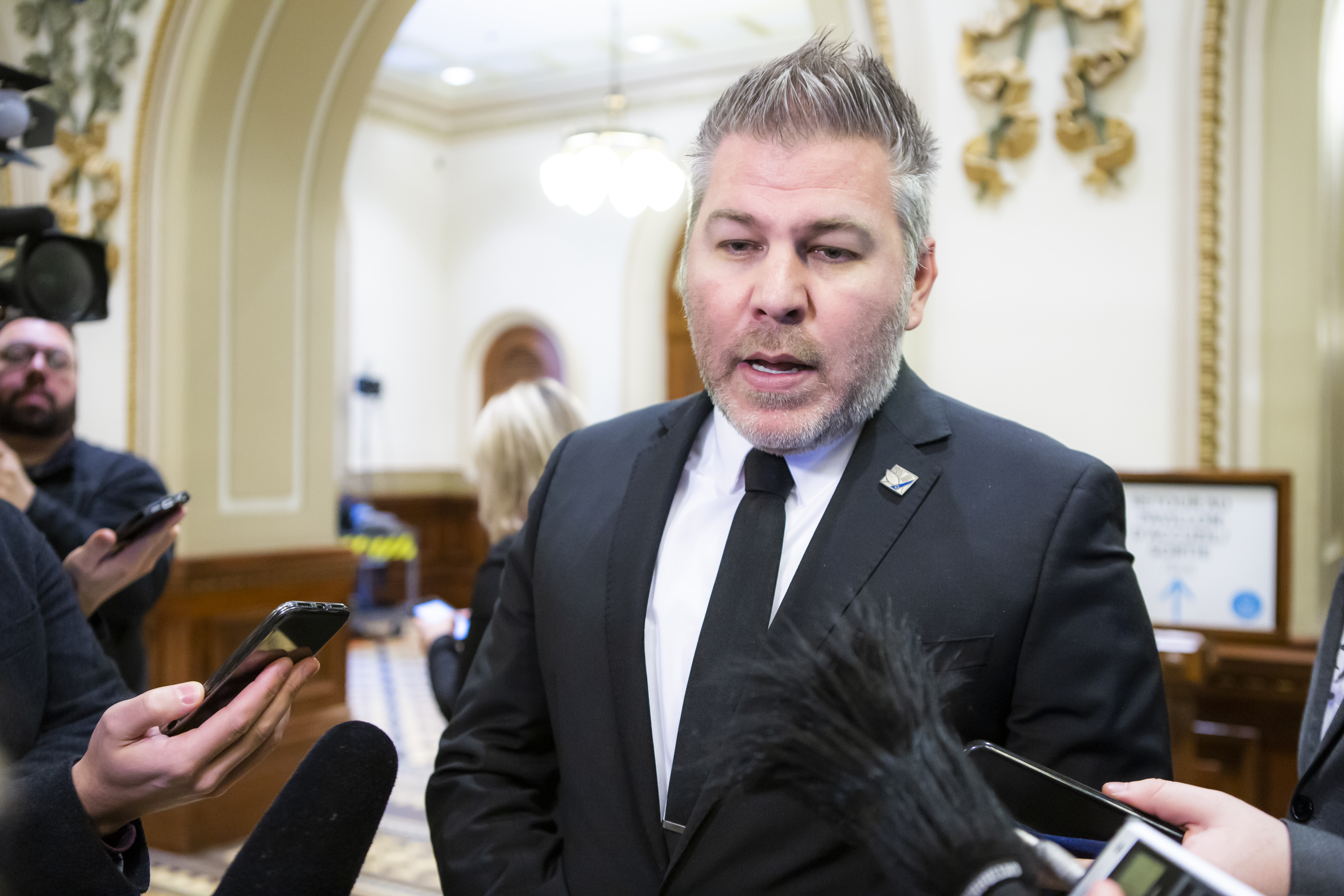 Le chef parlementaire du PQ, Pascal Bérubé