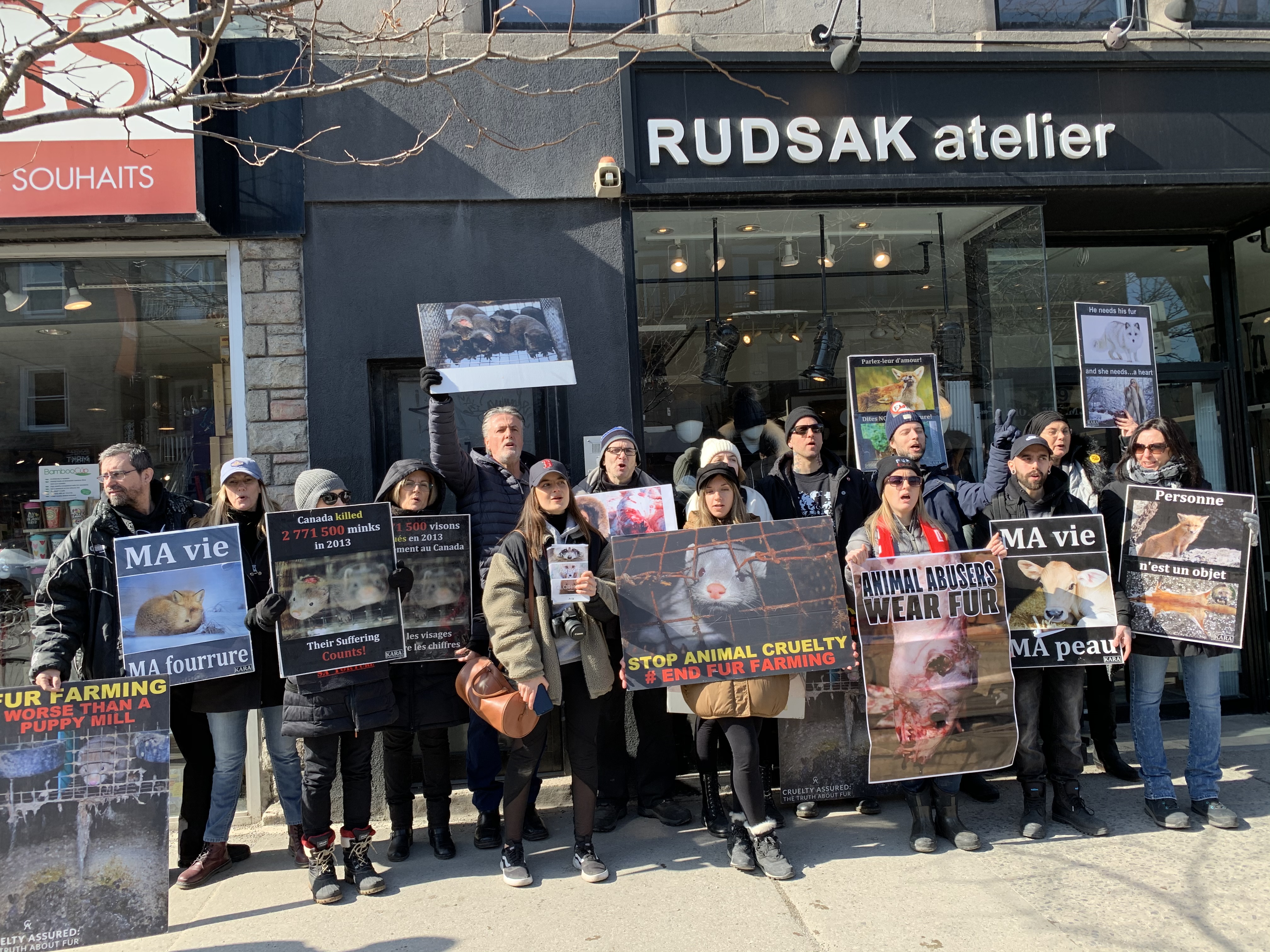 Rudsak protestataires