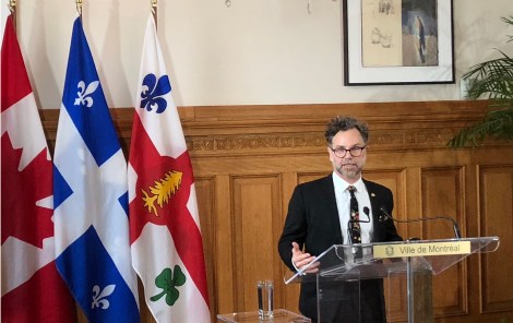 Le maire de Rosemont-La Petite-Patrie, François Croteau.
