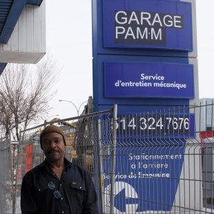 Le garage Pam'm est situé sur le boulevard Pie-IX.