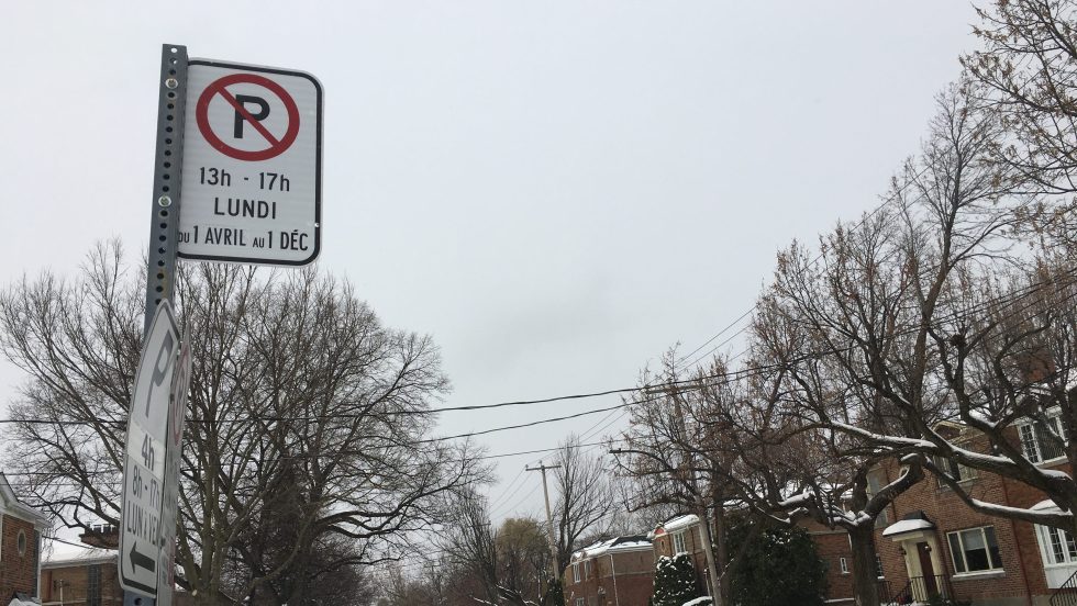 Pancarte de stationnement