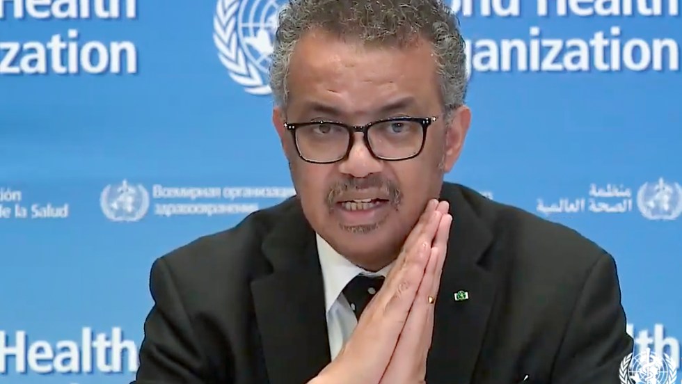 Tedros Adhanom Ghebreyesus, patron de l'Organisation mondiale de la santé