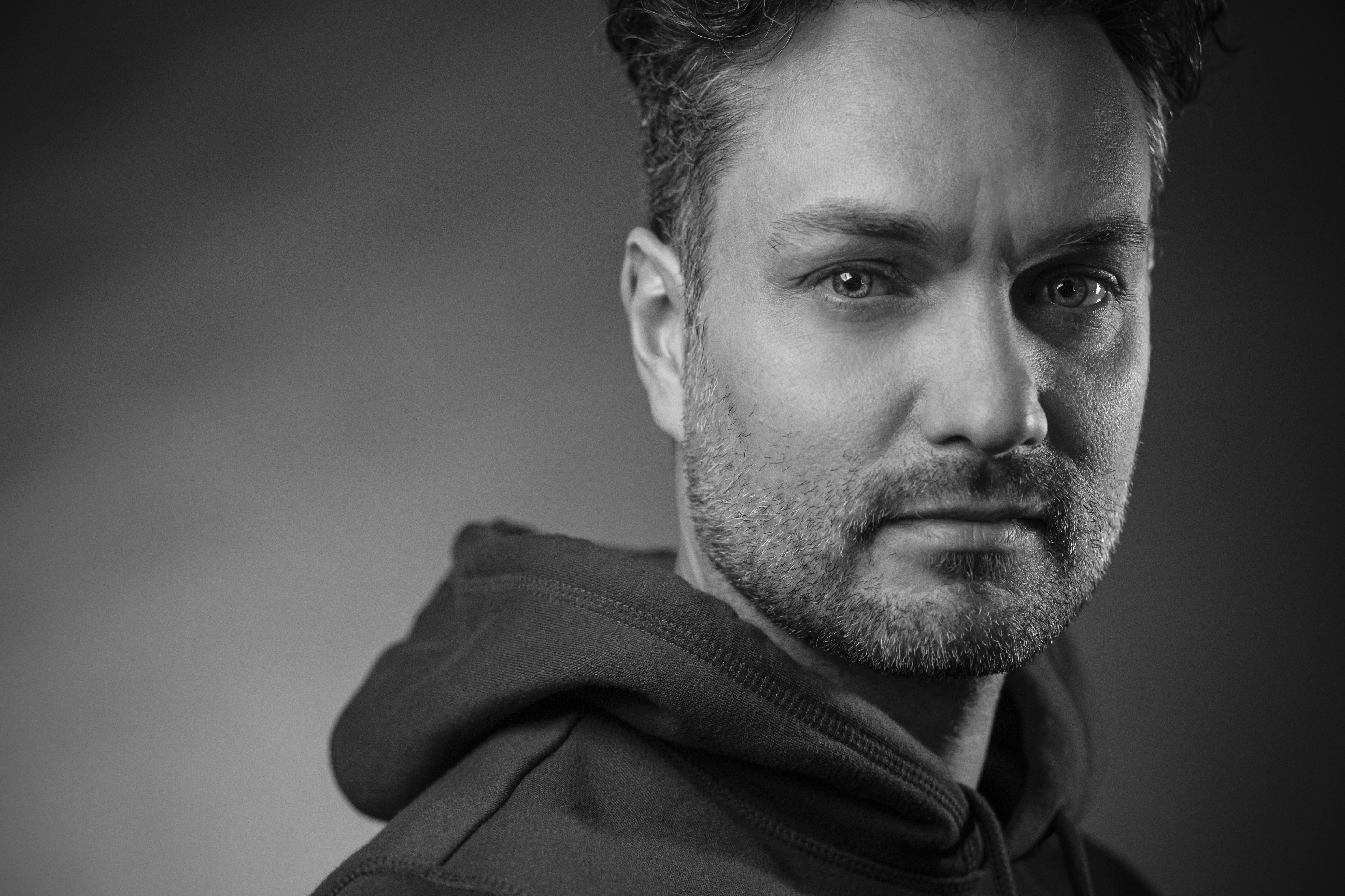 Le chanteur Martin Théberge.