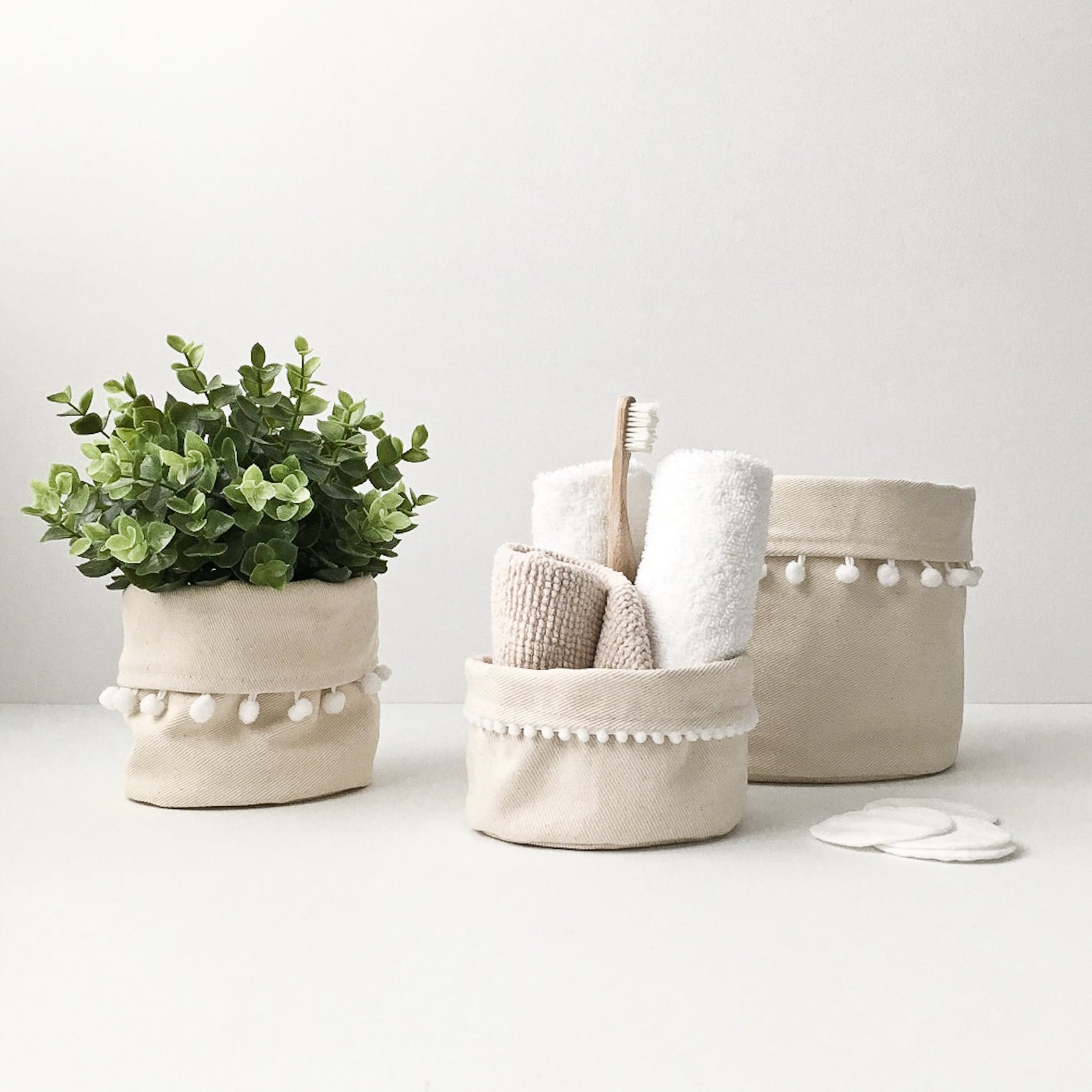 paniers en coton