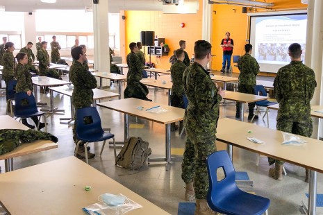 Militaires en formation pour les CHSLD