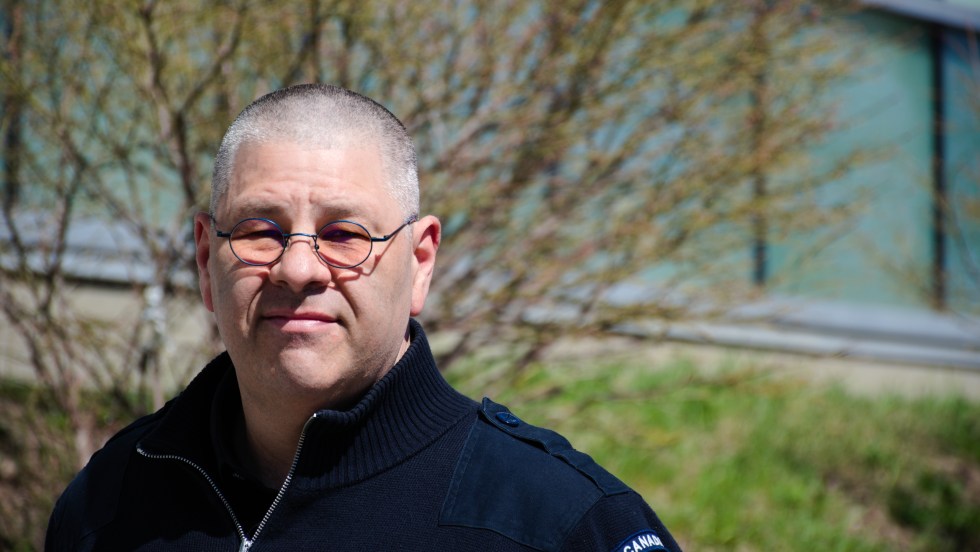 Pascal Brabant devant l'ICM.