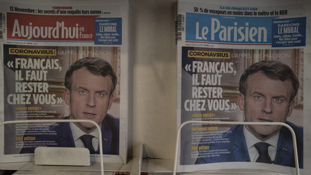 Macron confinement