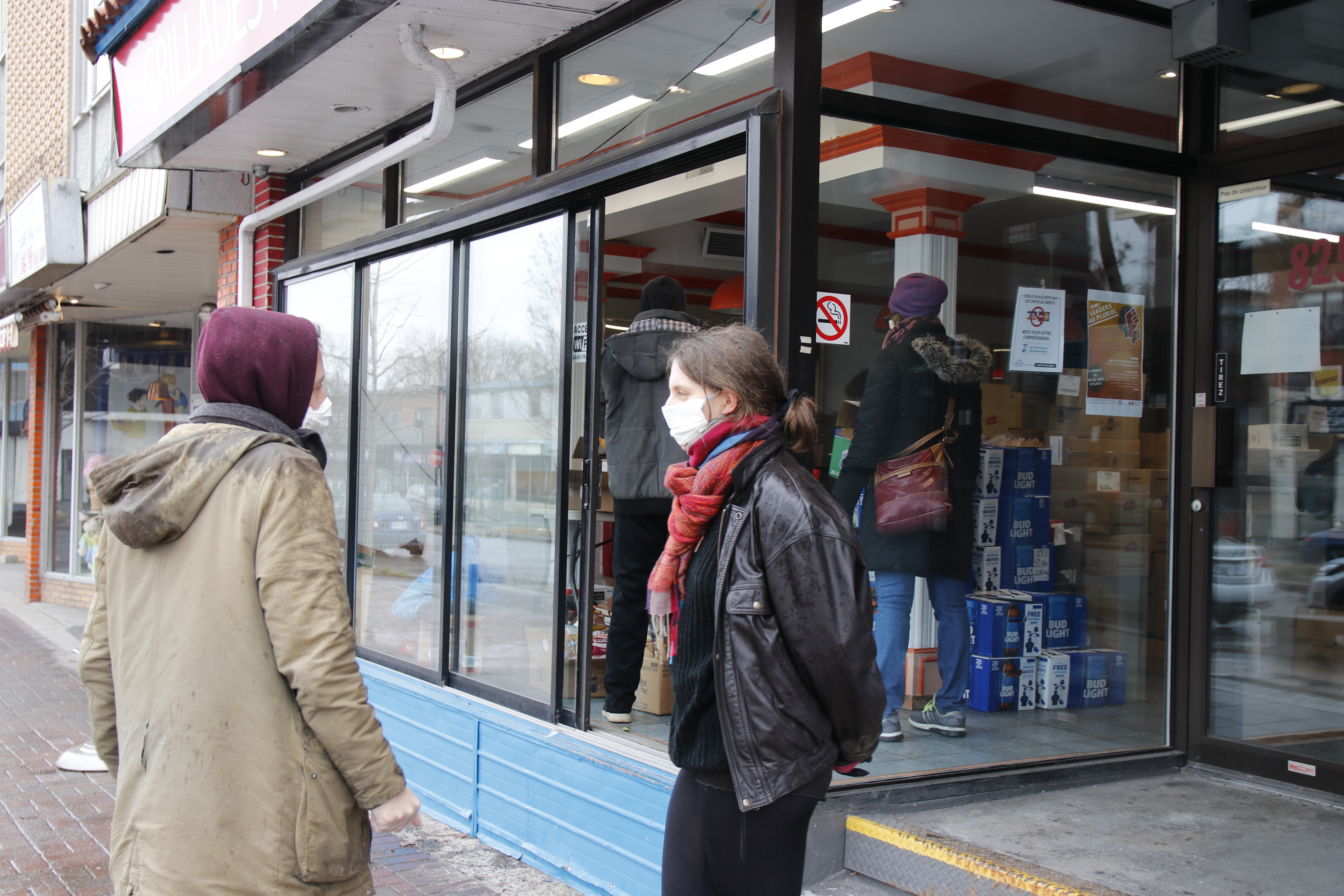 Une livraison en cours à Saint-Laurent