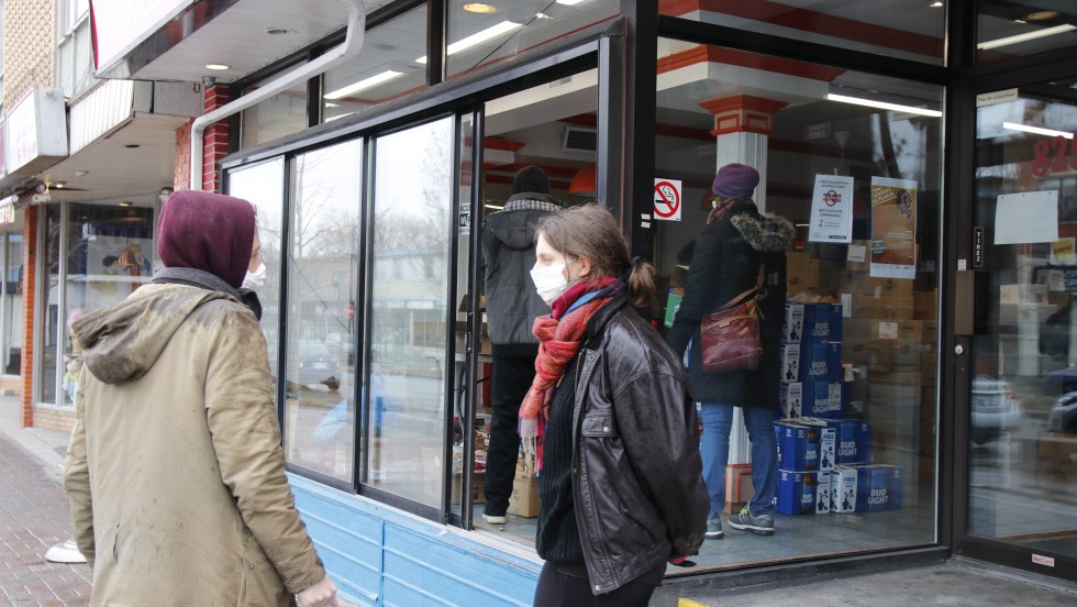 Une livraison en cours à Saint-Laurent