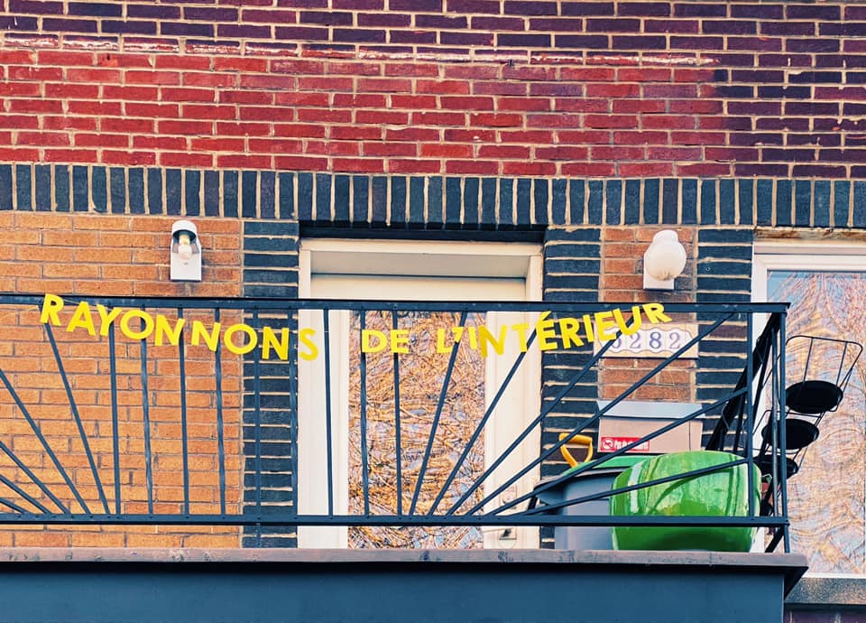 Les banderoles ont fleuri sur les balcons de Rosemont