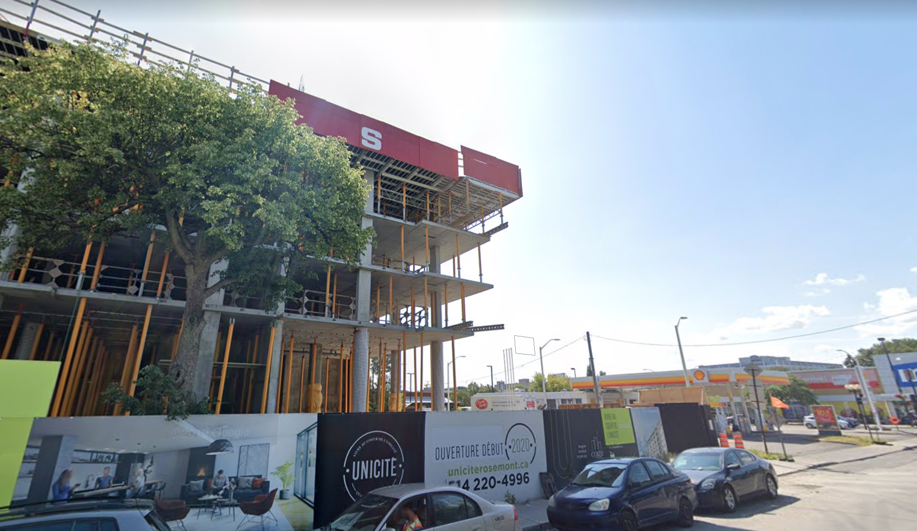 Situé sur la rue Molson, le projet de logements sociaux doit s’installer au sommet d’un ensemble de condominiums.