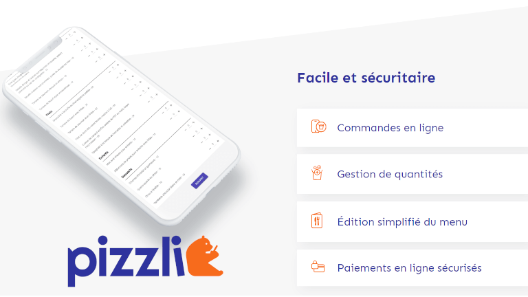 PIZZLi app livraison nourriture restaurants qu&eacute;b&eacute;cois