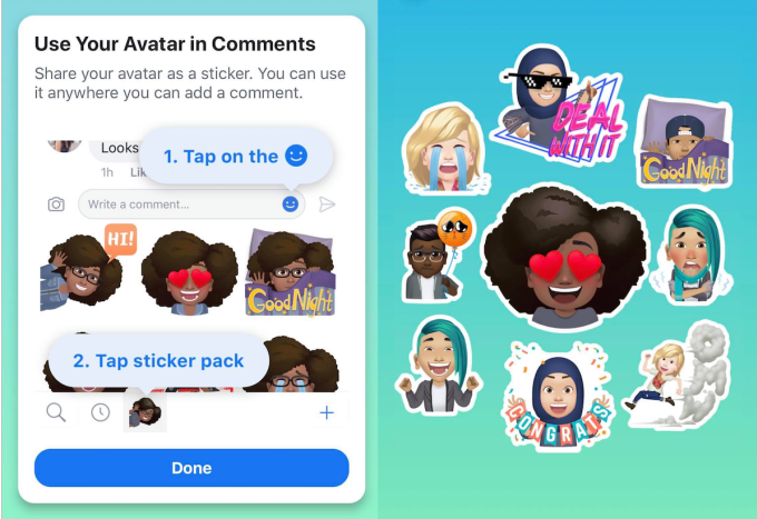Facebook Messenger Avatars