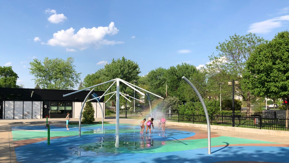 Jeux d'eau Sault-au-Récollet