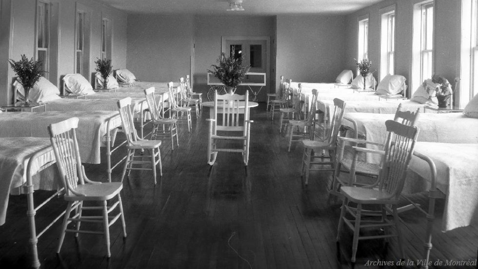 «L’Hôpital des varioleux» avait été inauguré à Montréal pour accueillir les malades pendant cette épidémie de la fin du XIXe siècle. L'une des nombreuses de l'histoire d'Hochelaga-Maisonneuve.