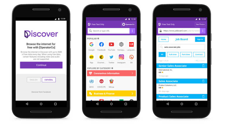 facebook discover donn&eacute;es mobiles