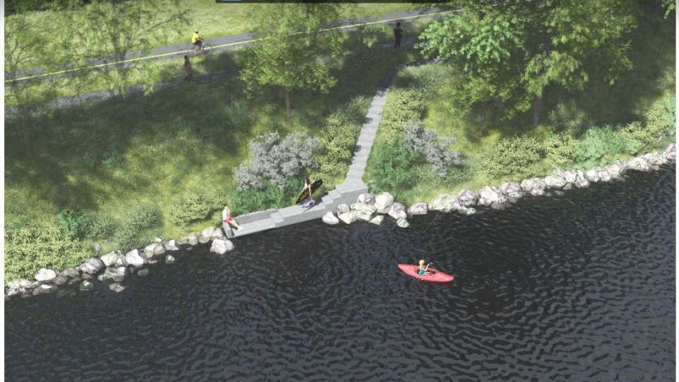 Un contrat a été accordé par la Ville de Montréal pour réaliser des aménagements permanents sur les berges en amont et en aval de la Vague à Guy à LaSalle.