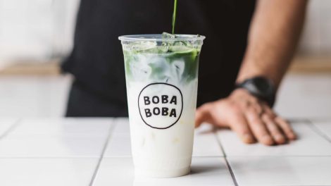Bubble tea au matcha