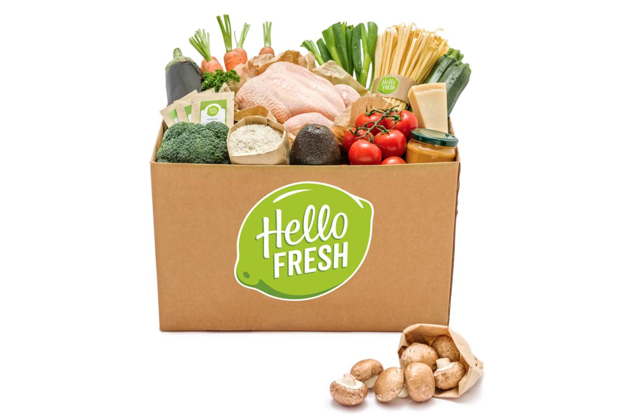 Boîte d'aliments HelloFresh
