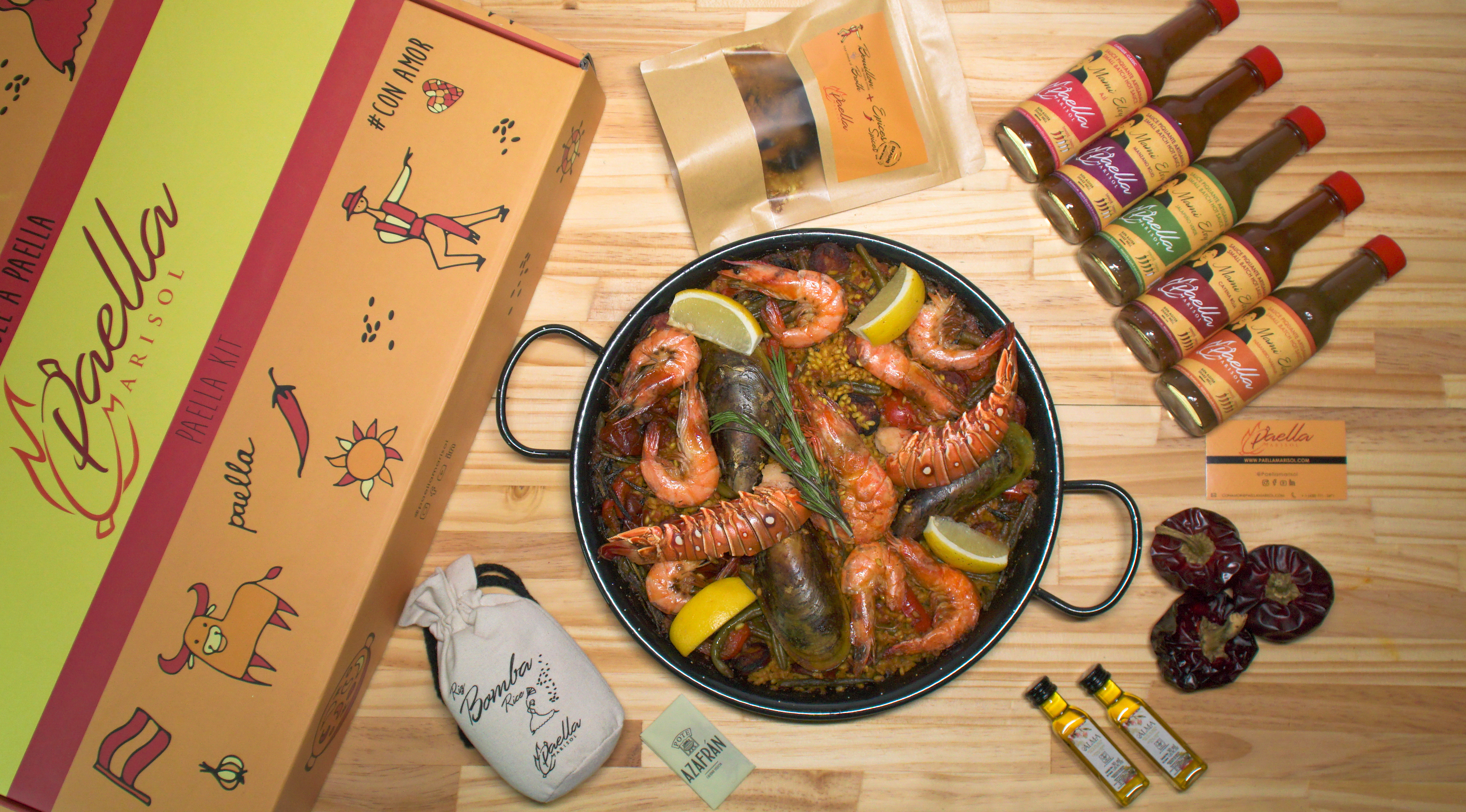 Ensemble à paella