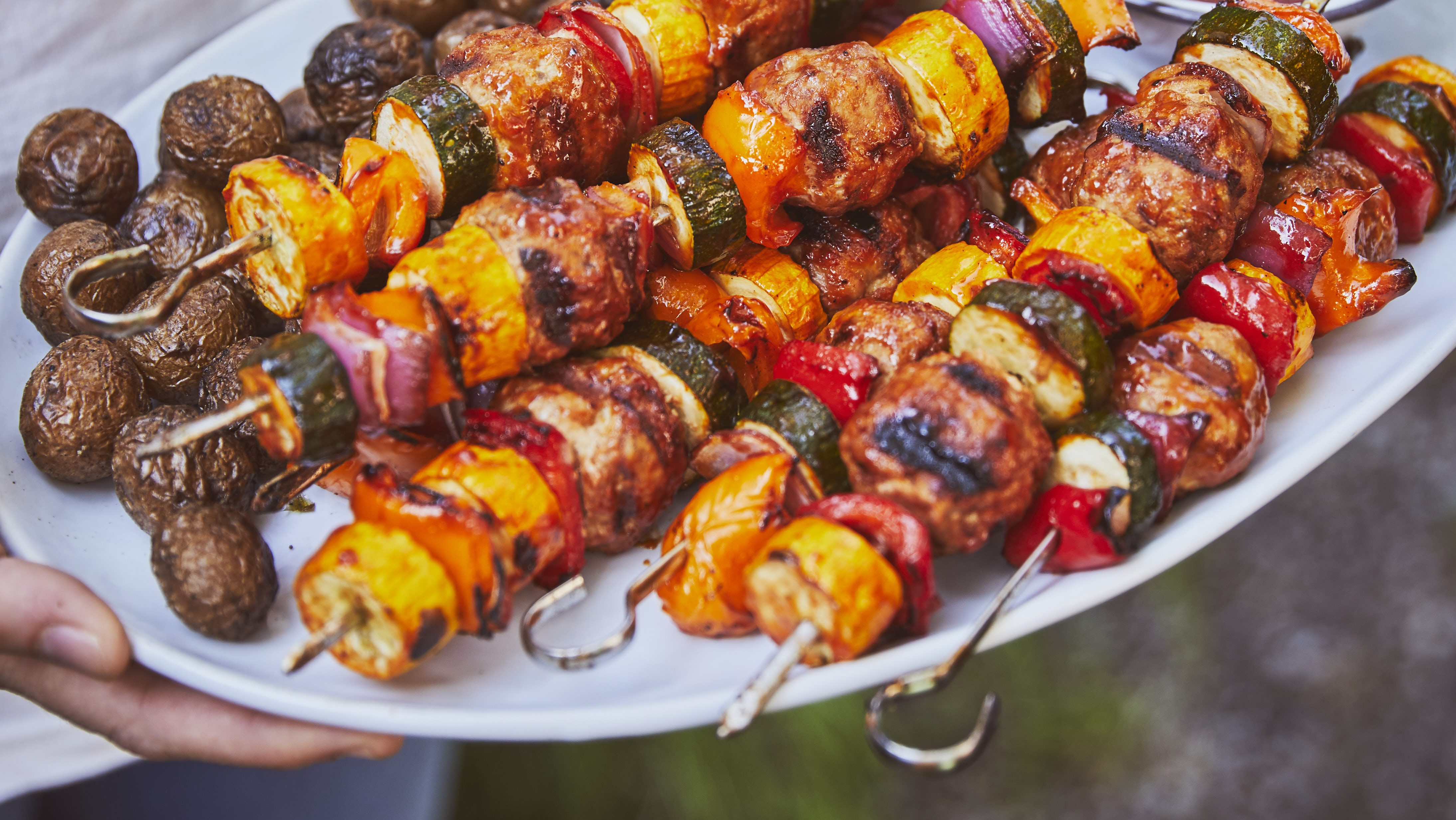 Photo de brochettes de poulet