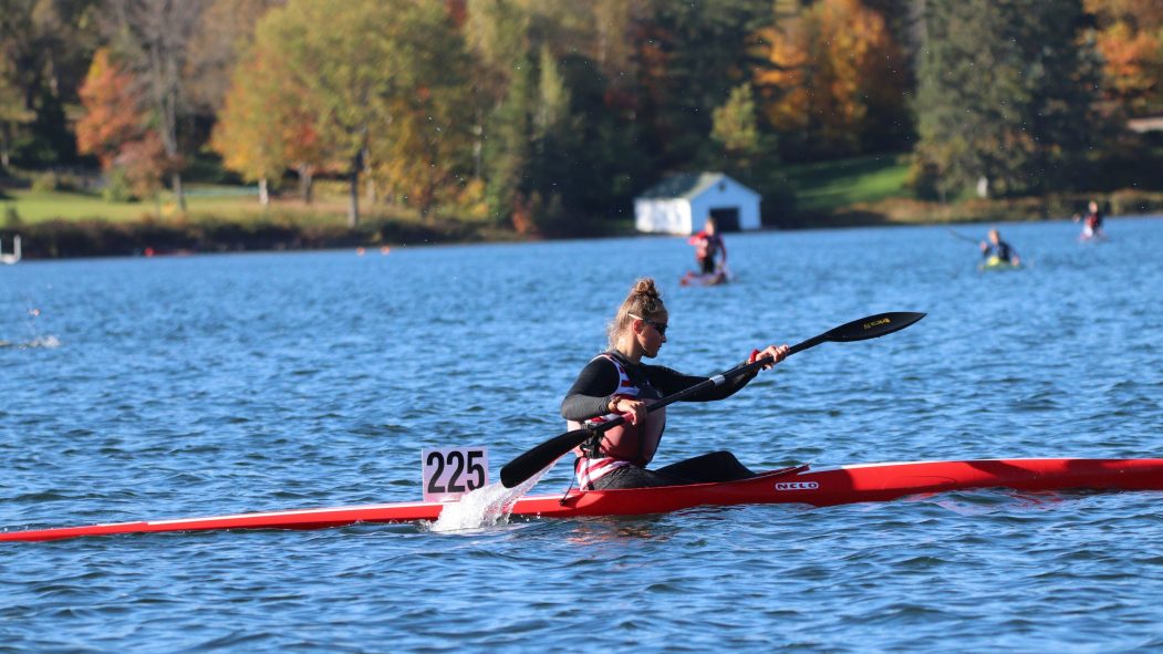 L’athlète de canoë-kayak de vitesse Charlotte Brais.