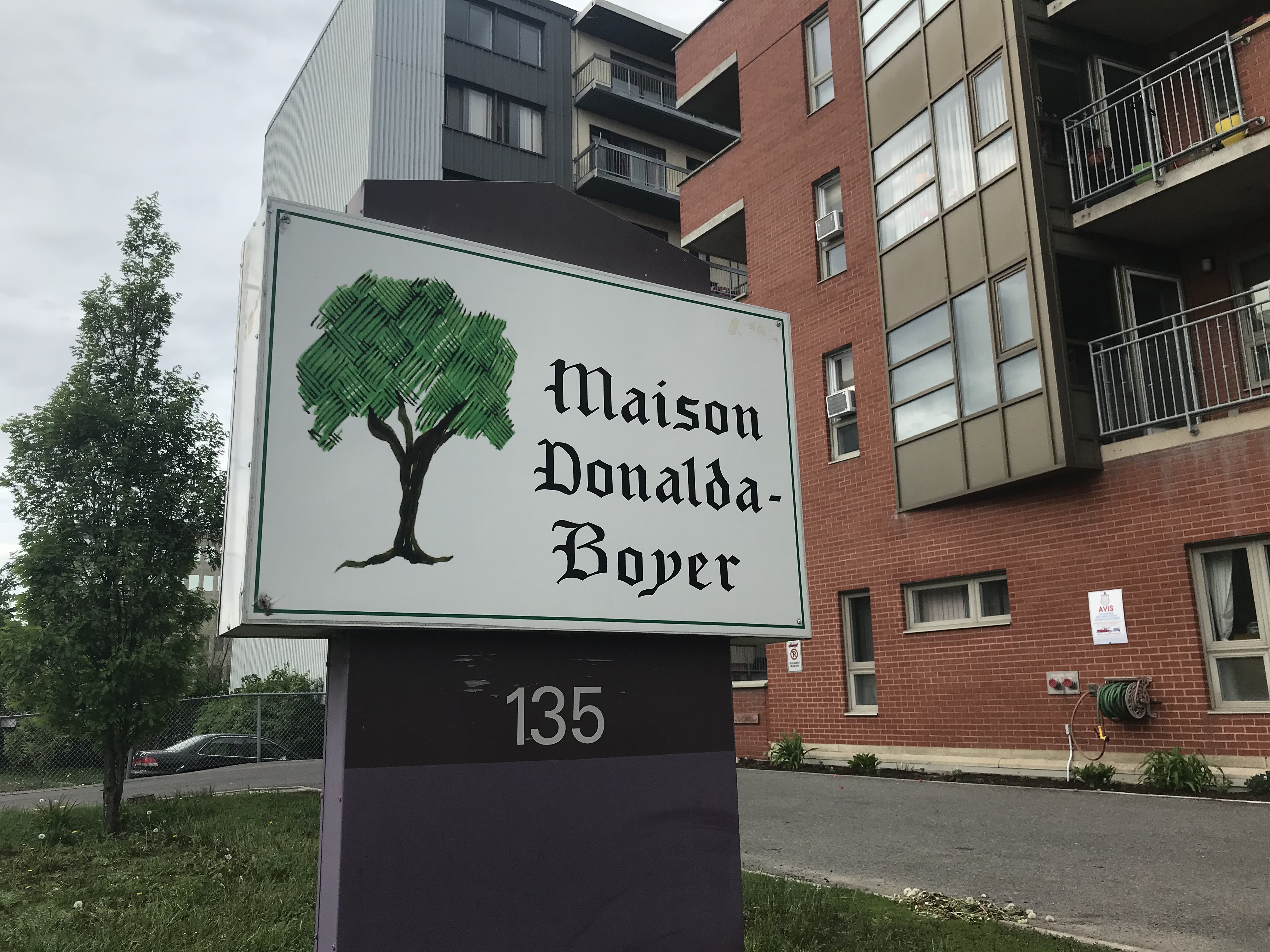 La Maison Donalda-Boyer est située sur l’avenue Dorval.