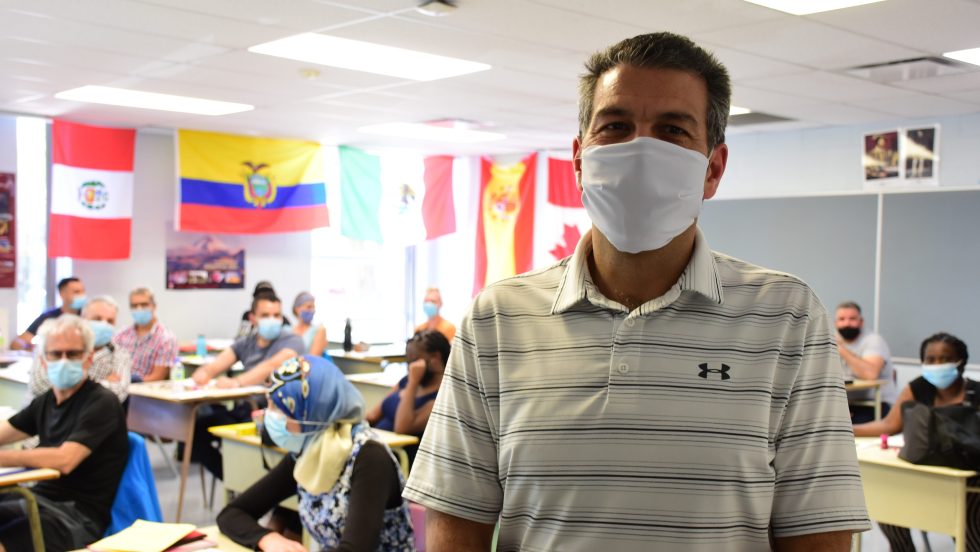 Des élèves suivent la formation de préposé.